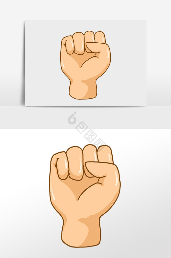 宣誓手指手势姿势插画图片