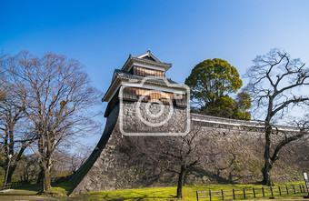 日本熊本城建筑摄影图片