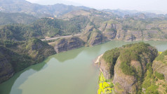 湖南思蒙国家湿地公园航拍风景区旅游观光相片