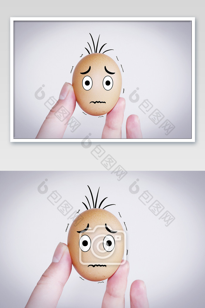 创意鸡蛋表情摄影图片