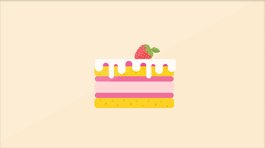 千层蛋糕切件美食动图GIF图片