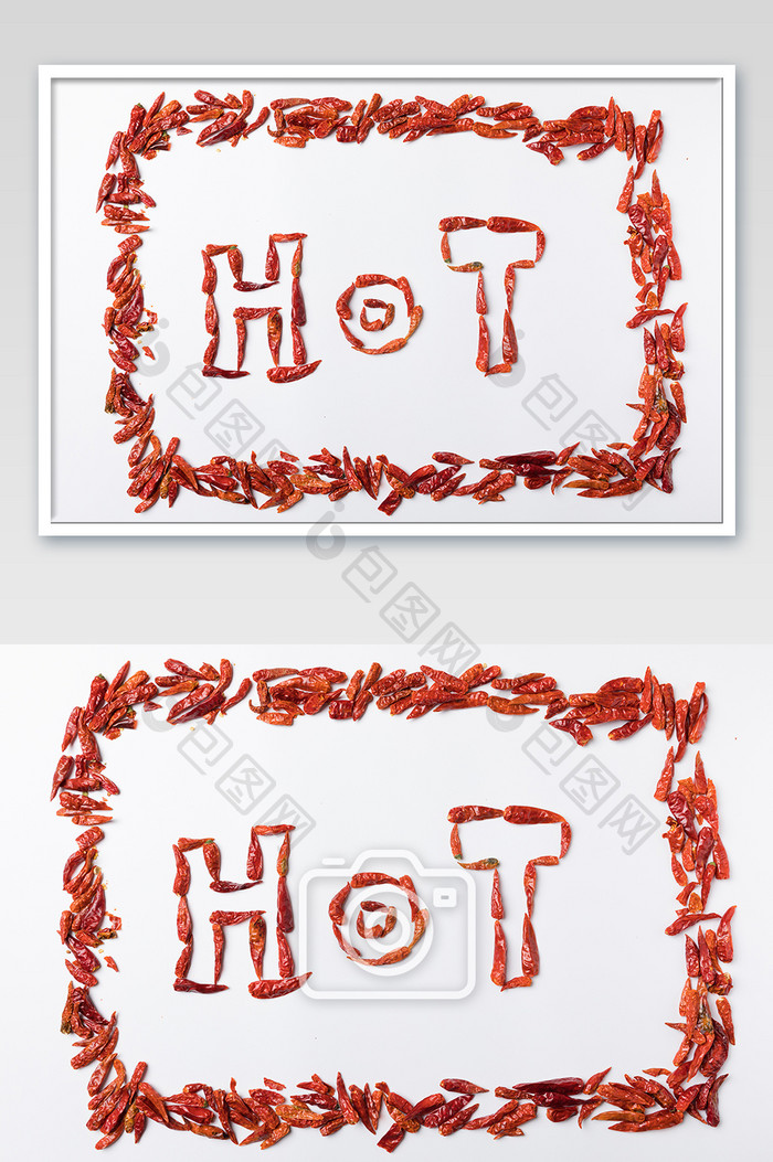 红辣椒字母创意图片