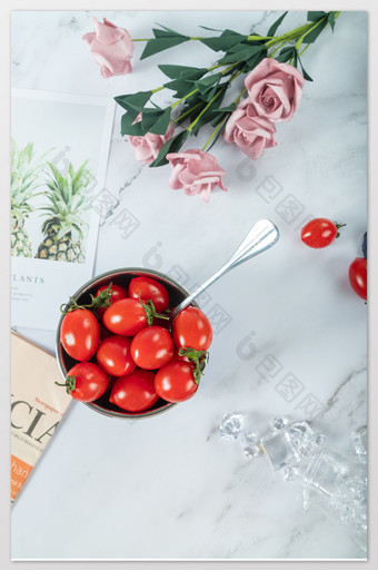 小番茄美食摄影图片