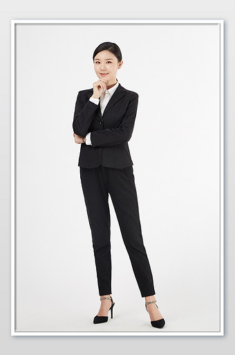 商务个人形象全身正装摄影图片下载