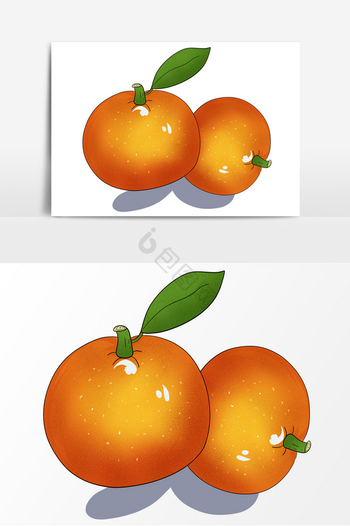 水果橘子形象图片