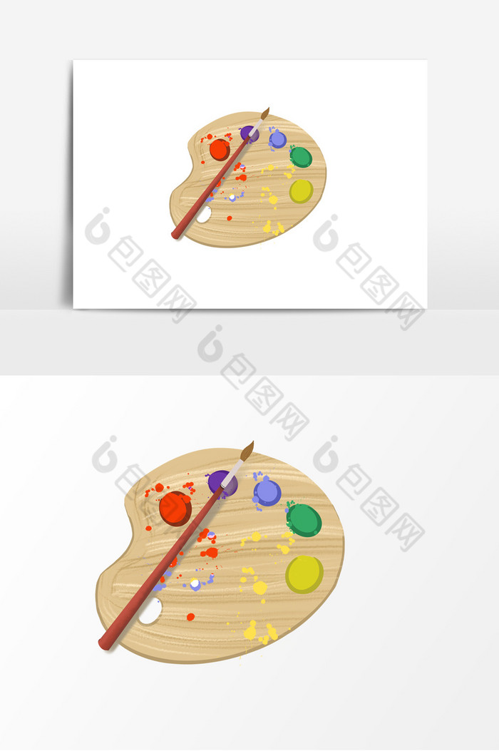 颜料盘形象图片图片