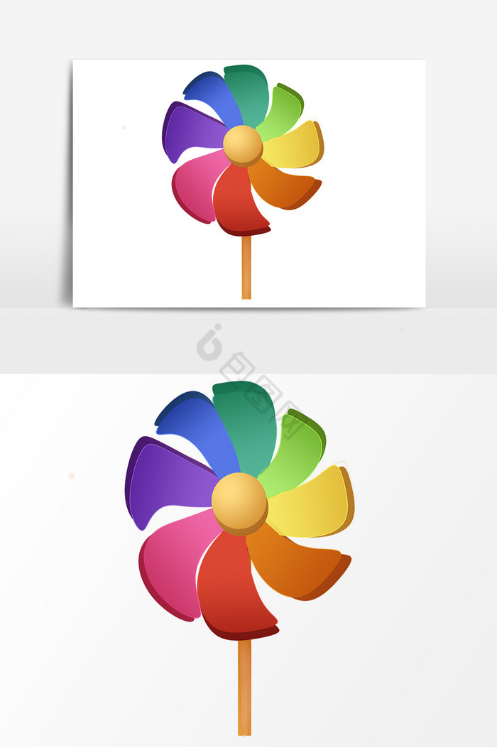 儿童节风车形象图片