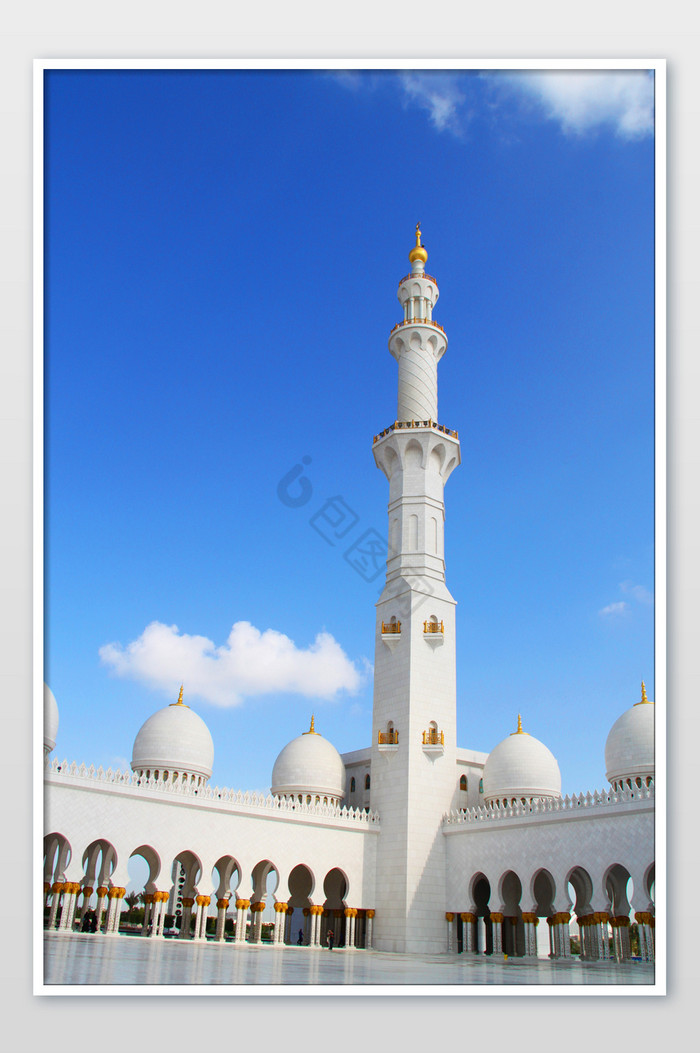 印度泰姬陵白色大理石清真寺图片
