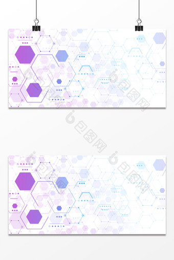 紫色渐变网格菱形科技简约商务纹理背景图片