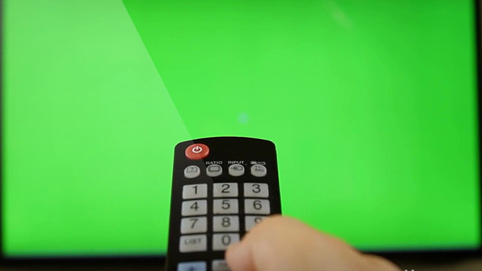 遥控器播台绿色合成企业宣传背景视频元素