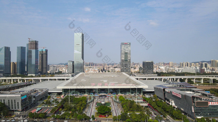 广东旅游深圳北站高铁站图片-包图网企业站