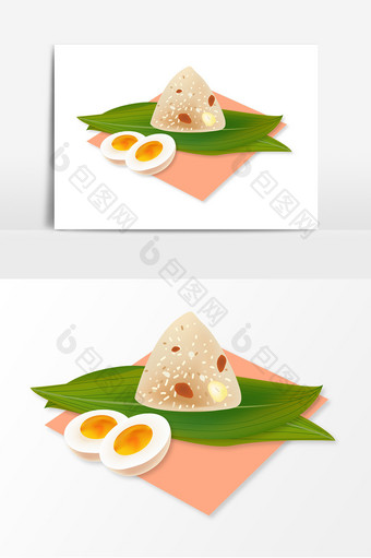 端午节美味粽子元素图片
