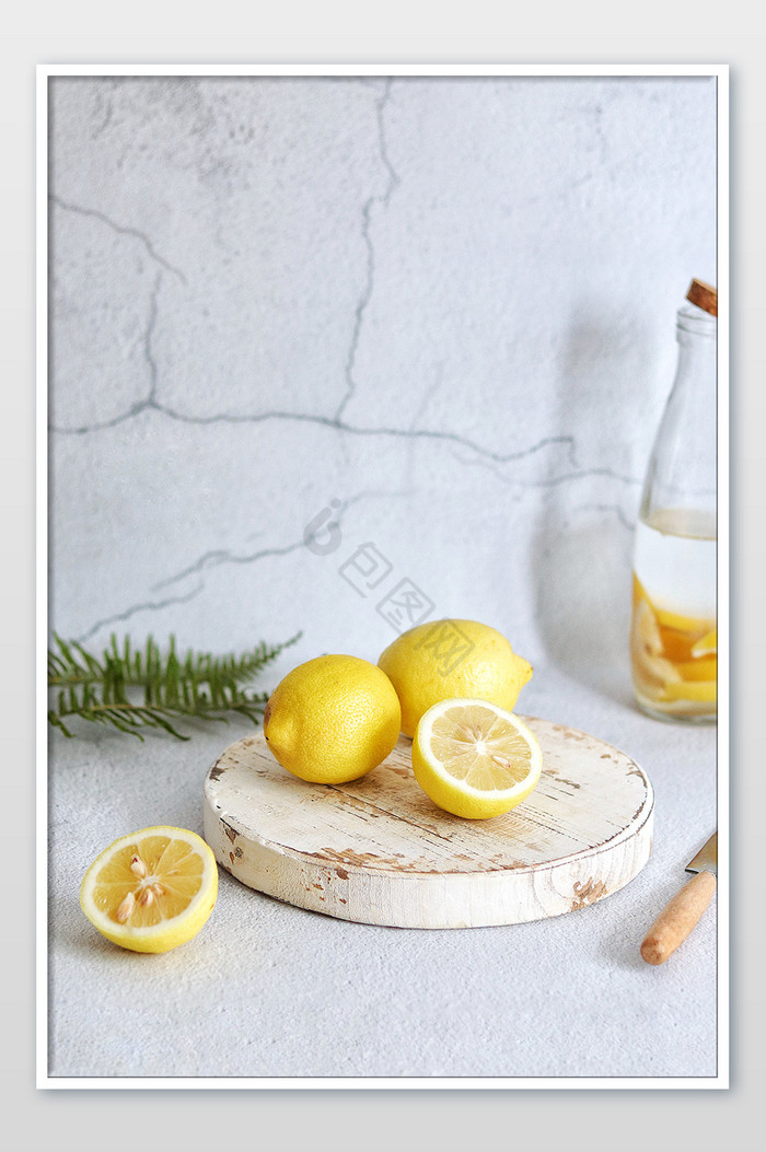 新鲜水果柠檬维生素新鲜健康图片