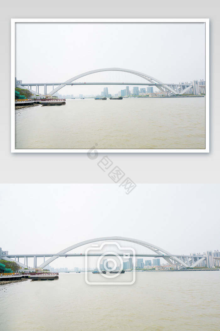 城市大桥江景摄影图片