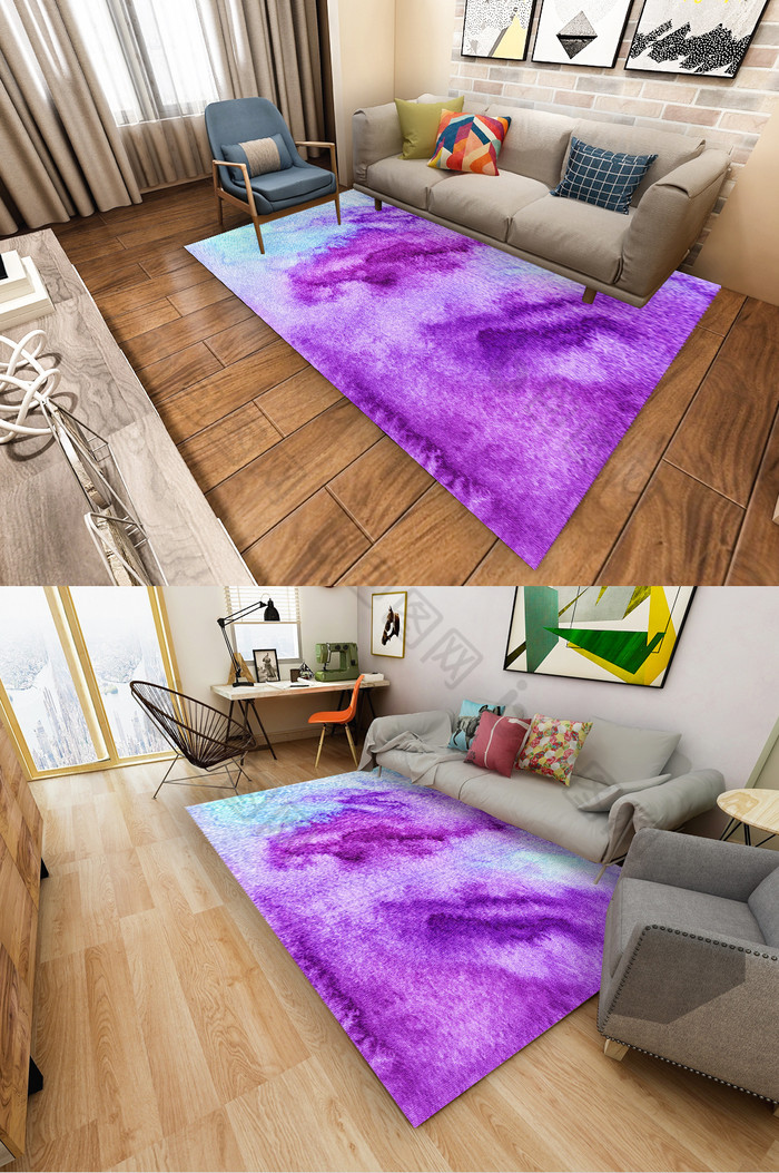 卧室地毯客厅地毯图片