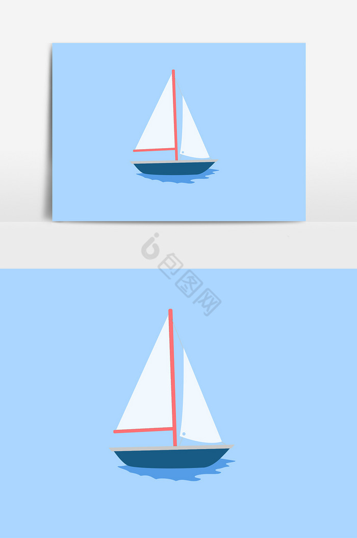 质感帆船图片