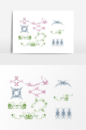 水彩花边框 图片 水彩花边框素材下载 包图网