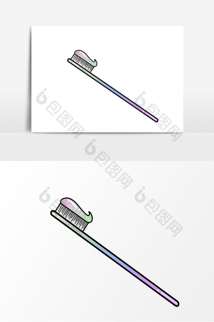 生活用品牙刷形象牙刷