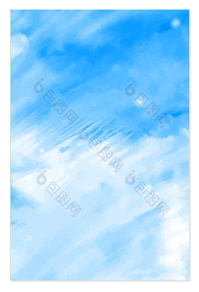 蓝色渐变天空手绘抽象底纹纹理背景