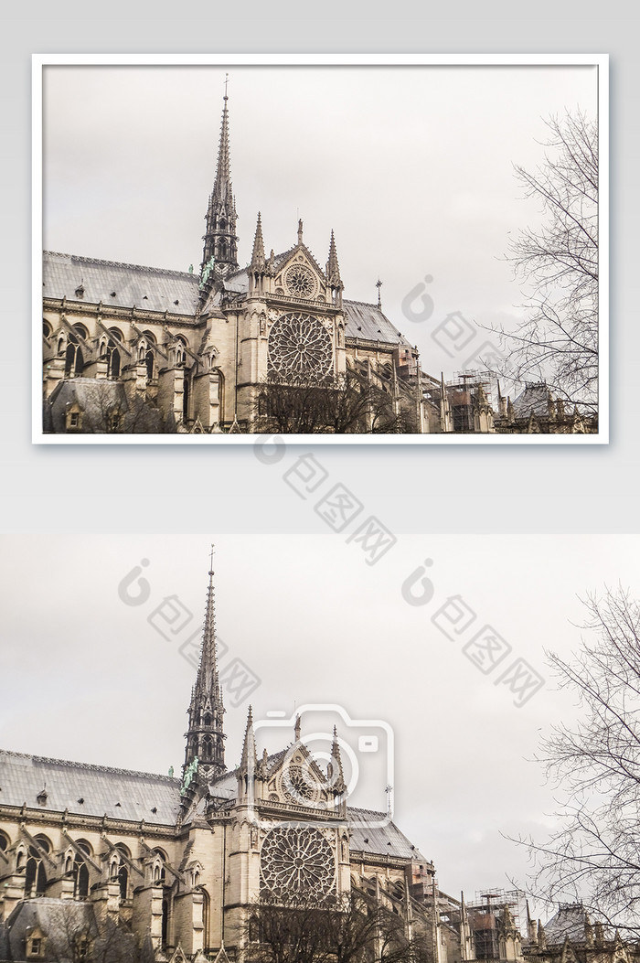 法国巴黎圣母院原貌图片图片