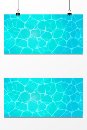 蓝色网状水纹夏天几何抽象线条背景