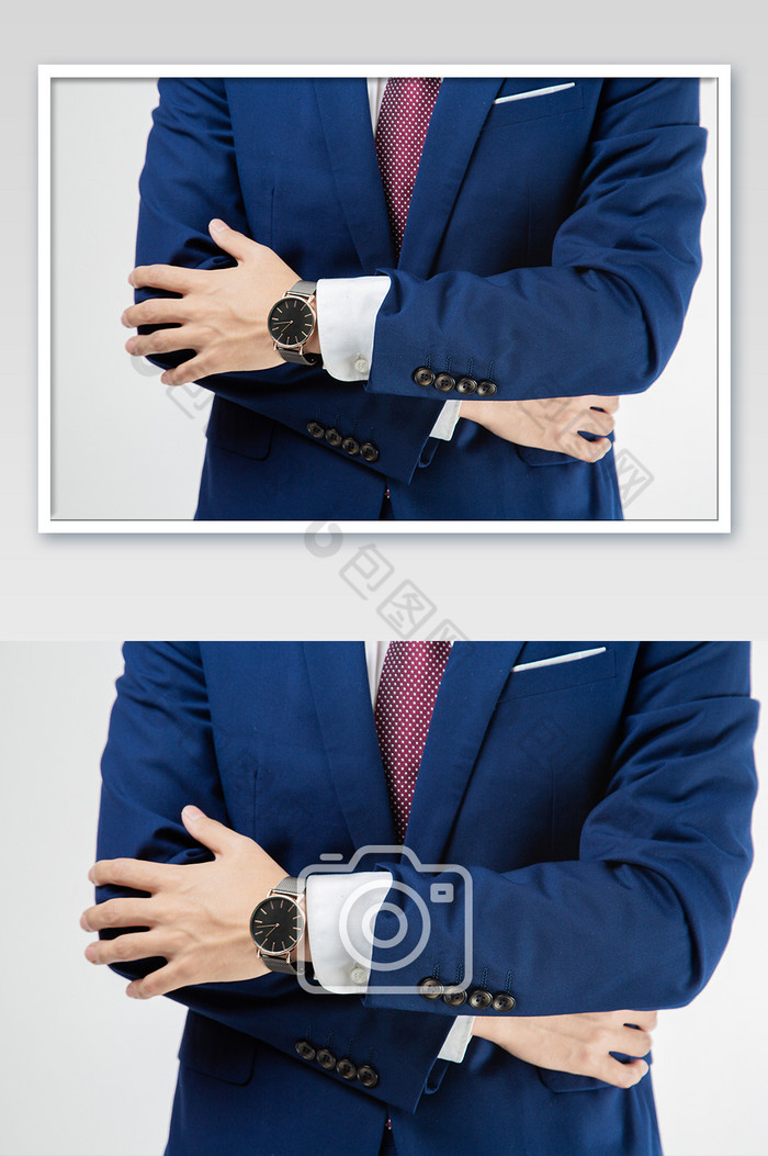 商务人像摄影环抱双手图片图片