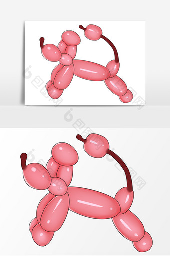 儿童节米老鼠气球形象元素图片