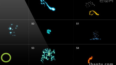 100个卡通风格特效元素视频素材AE模板