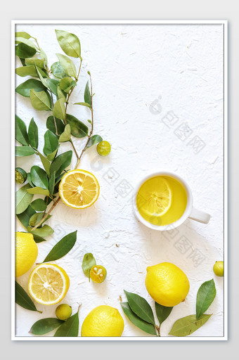 柠檬柠檬水柠檬茶海报广告图图片