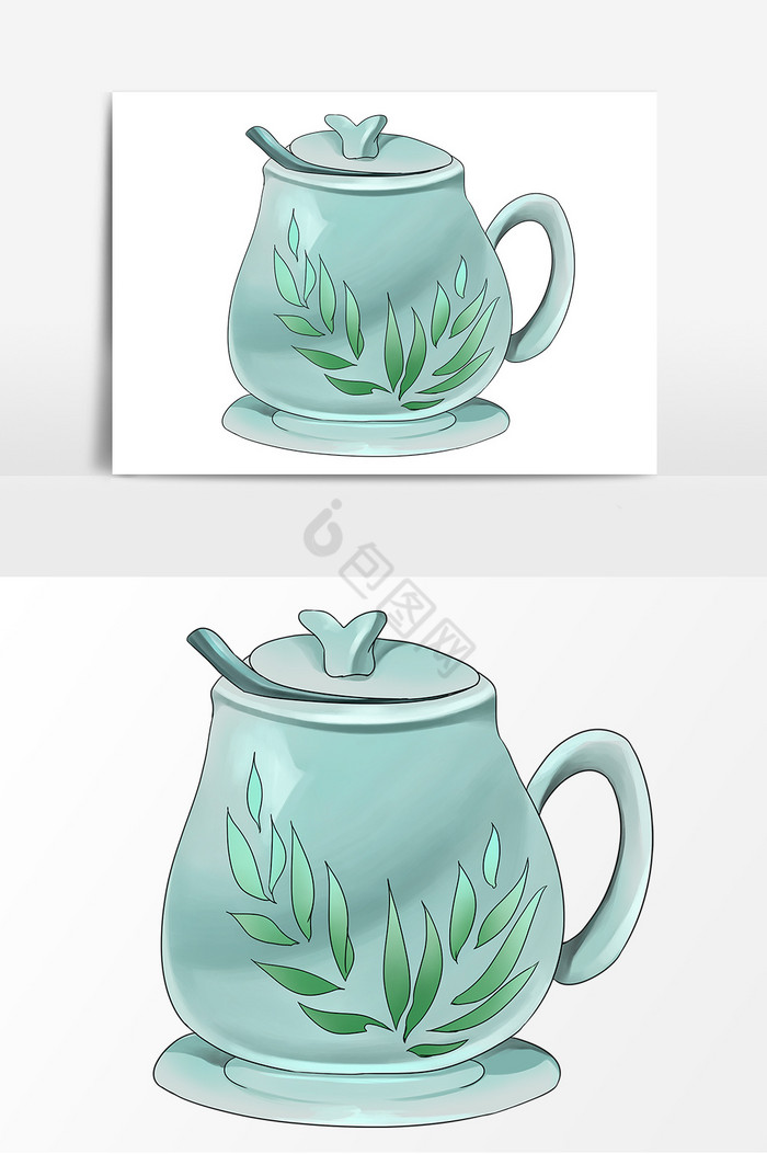 茶壶形象图片