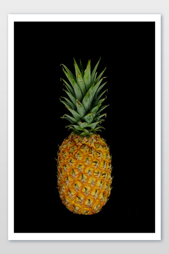 凤梨黑色特写片