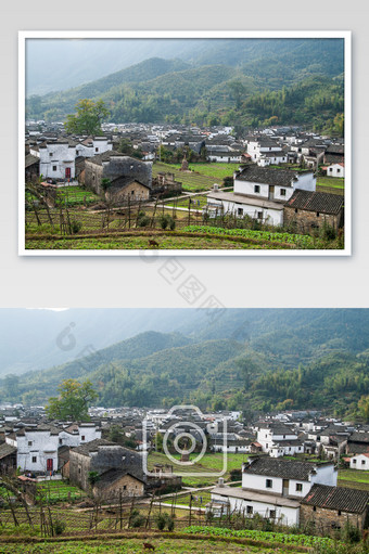 中国古村落农村景色摄影图图片