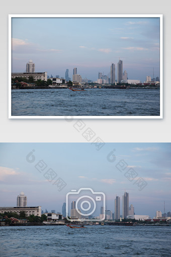 泰国曼谷湄南河风景摄影图片
