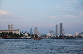 泰国曼谷湄南河风景摄影图片