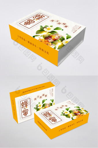 天然蜂蜜营养保健品礼盒图片