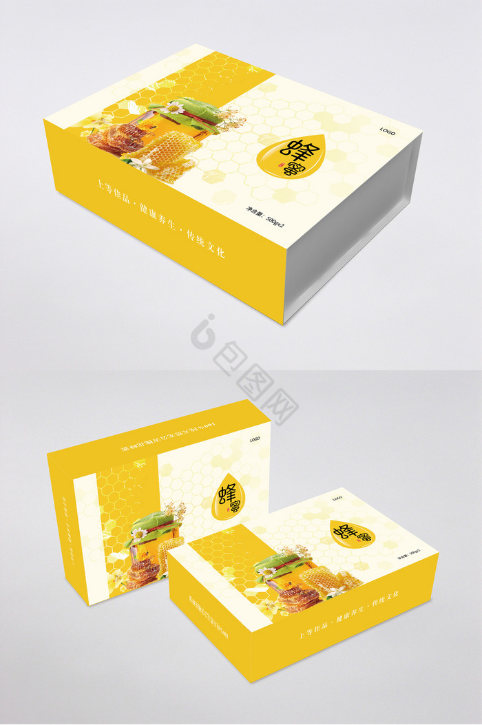 天然蜂蜜原浆营养保健品礼盒图片
