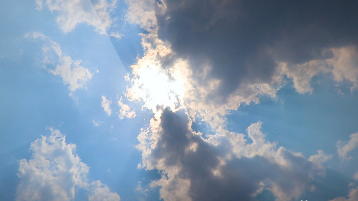 太阳天空延时视频素材