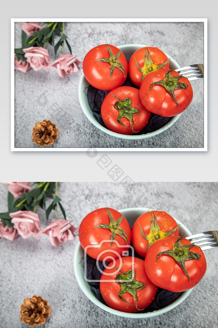 西红柿美食摄影图
