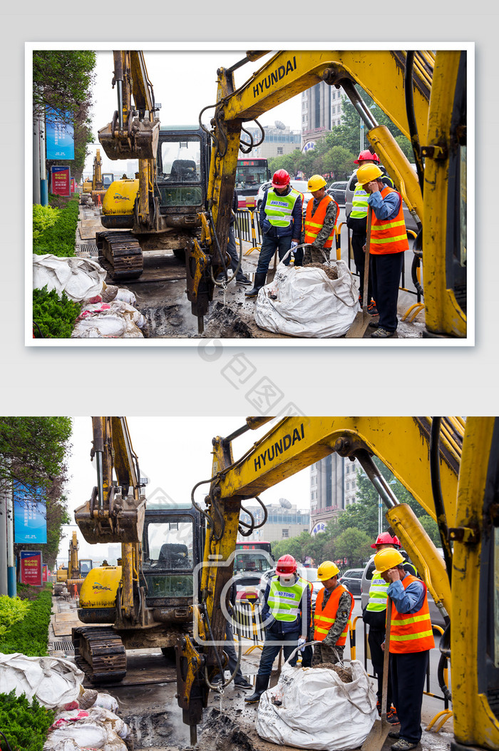 五一劳动节城市建设者