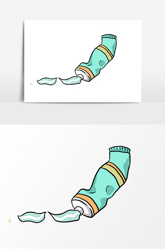 牙膏创意设计画图片