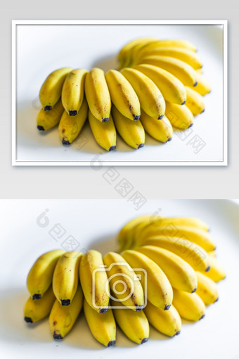 热带水果芭蕉香蕉黄色摄影图图片