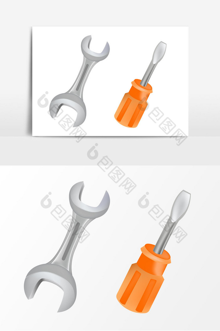 螺丝刀扳子工具图片图片