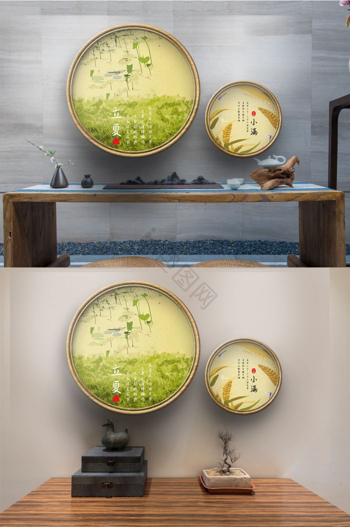 新中式客厅装饰画-新中式客厅装饰画图片素材-包图网