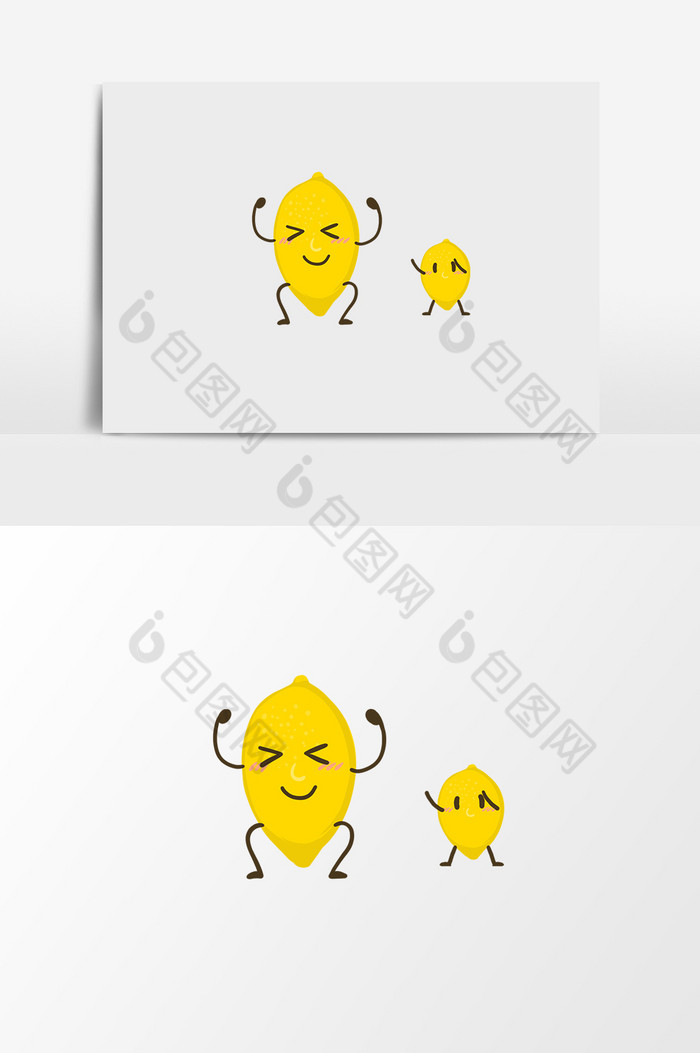 柠檬插画图片图片