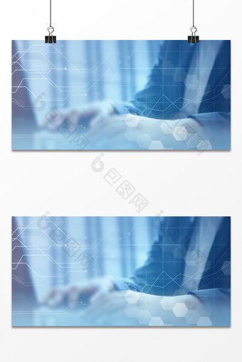 蓝灰色渐变的商务会议科技峰会5G纹理背景图片