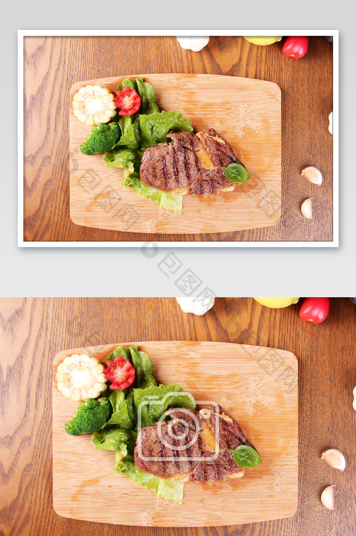 高清西餐美食眼肉牛排摄影图图片图片