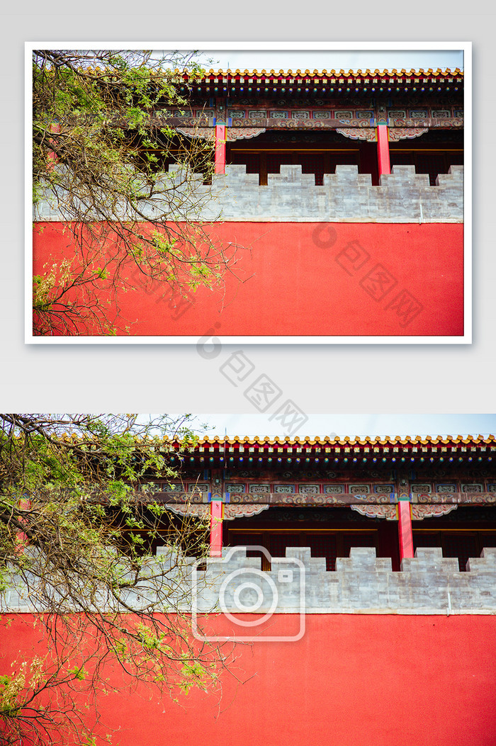 故宫传统纹样景观摄影图