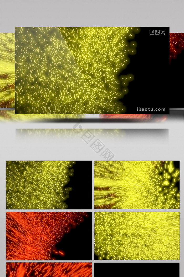 3款粒子转场带通道动画特效元素素材视频