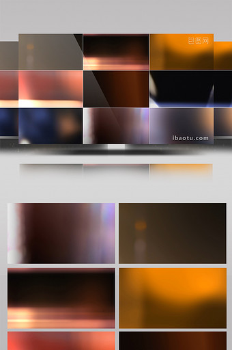 15组朦胧光斑叠加视频素材图片