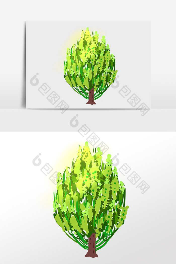 植物大树插画图片图片